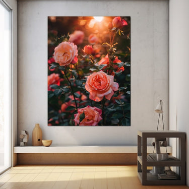 Rose Bush Painting